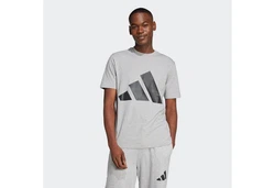 adidas Sportswear T-Shirt Hellgrau/Grau/Silber