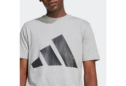 adidas Sportswear T-Shirt Hellgrau/Grau/Silber