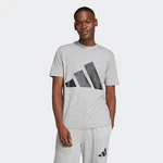 adidas Sportswear T-Shirt Hellgrau/Grau/Silber