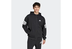 adidas Sportswear Sportsweatjacke FI 3S Schwarz/Dunkelgrau/Hellgrau