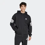 adidas Sportswear Sportsweatjacke FI 3S Schwarz/Dunkelgrau/Hellgrau