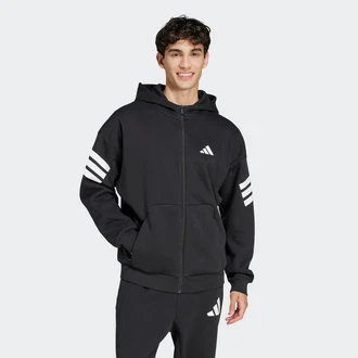 adidas Sportswear Sportsweatjacke FI 3S Schwarz/Dunkelgrau/Hellgrau adidas Sportswear Sportsweatjacke FI 3S Schwarz/Dunkelgrau/Hellgrau