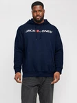 Jack & Jones Kapuzensweatshirt JJECORP OLD LOGO SWEAT HOOD NOOS mit Logo Print Dunkelblau