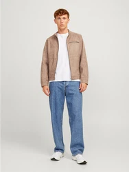 JACK & JONES Jacke JJEDylan Beige/Braun/Khaki