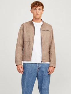 JACK & JONES Jacke JJEDylan Beige/Braun/Khaki