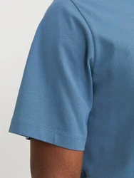 Jack & Jones T-Shirt JJELOGO TEE SS O-NECK 2 COL SS25 SN Blau/Hellblau