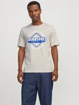 Jack & Jones T-Shirt JJELOGO TEE SS O-NECK 2 COL SS25 SN Khaki/Hellblau/Blau/Beige/Weiß