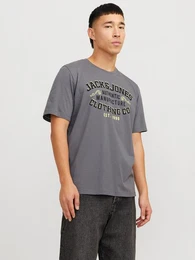 Rundhalsshirt JJELOGO TEE SS O-NECK 2 COL SS25 SN mit Logo Print