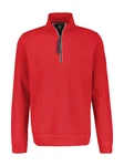 LERROS Sweatshirt Unifarbener Sweattroyer Herren Rot