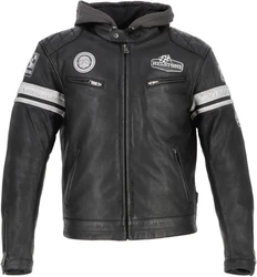 Helstons Motorradjacke Riposte Grau/Dunkelgrün/Dunkelgrau/Schwarz