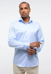 Eterna Businesshemd Hellblau/Blau