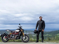 Halvarssons Motorradjacke Sandtorp Dunkelgrau/Grau