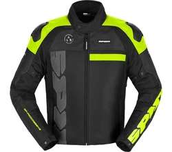 SpiDi Motorradjacke Progressive Net WindOut Gelb/Grün/Neonfarben