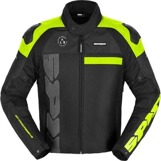 SpiDi Motorradjacke Progressive Net WindOut Gelb/Grün/Neonfarben