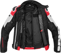 SpiDi Motorradjacke Progressive Net WindOut Rot/Grau
