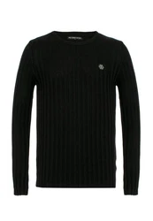 RedBridge Strickpullover Broken Arrow Schwarz