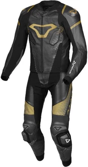 Macna Motorradkombi Tronniq Gelb/Grün/Gold/Grau