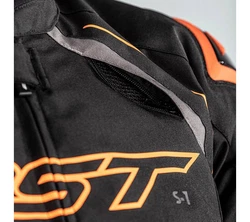 RST Motorradjacke S-1 Grau/Schwarz/Orange/Rot