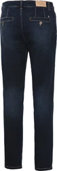 HENSON&HENSON Chinohose Dunkelblau/Blau