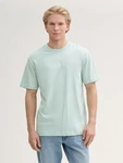TOM TAILOR Denim T-Shirt Relaxed Fit Grün/Hellgrün/Hellblau/Türkis