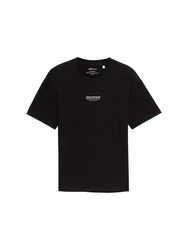 TOM TAILOR Denim T-Shirt Relaxed Fit Schwarz