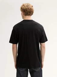 TOM TAILOR Denim T-Shirt Relaxed Fit Schwarz