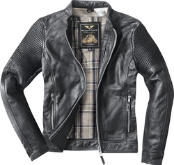 Black-Cafe London Motorradjacke Milano Schwarz