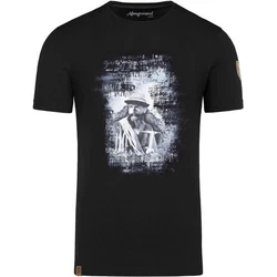 Almgwand T-Shirt Alpriedalm Schwarz/Dunkelgrau/Dunkelblau/Grau