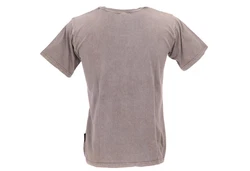 Guru-Shop T-Shirt Tibet & Buddhist Art T-Shirt Hellgrau/Braun/Gelb
