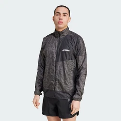 adidas TERREX Windbreaker TERREX TRAIL RUNNING WINDJACKE Dunkelgrau/Schwarz/Hellgrau/Grau