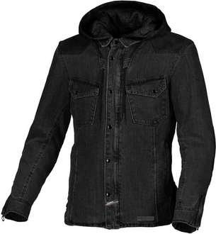 Macna Motorradjacke Inland Schwarz/Dunkelgrau/Grau
