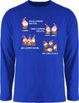 Shirtracer Rundhalsshirt Ein Glühwein Zwei Glühwein Blau/Rosa