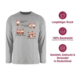Shirtracer Rundhalsshirt Ein Glühwein Swei Glühwein 