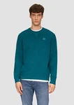 s.Oliver Sweatshirt Longsweatshirt Türkis/Grün/Blau