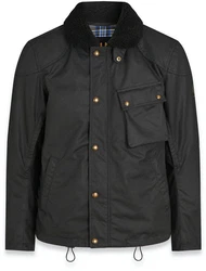 Belstaff Motorradjacke Convoy Schwarz/Khaki/Dunkelgrün/Dunkelgrau/Dunkelblau