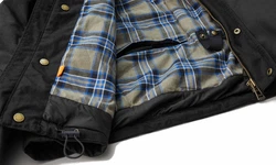 Belstaff Motorradjacke Convoy Schwarz/Khaki/Dunkelgrün/Dunkelgrau/Dunkelblau