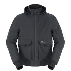 SpiDi Motorradjacke Metromover H2Out Dunkelgrau/Grau/Dunkelblau/Schwarz