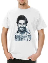Print-Shirt Hate Couture Hate Pablo HC Herren T-Shirt Mobster Mafia Mob Kartell (1-tlg) Escobar Eskobar Columbia Cartel