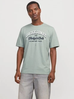 Jack & Jones T-Shirt JJELOGO TEE SS O-NECK 2 COL SS25 SN Grün/Hellgrün/Dunkelgrün Jack & Jones T-Shirt JJELOGO TEE SS O-NECK 2 COL SS25 SN Grün/Hellgrün/Dunkelgrün