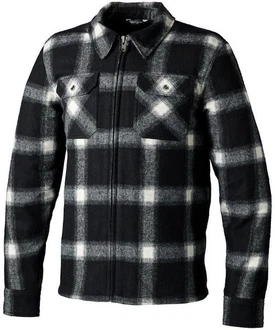 RST Motorradjacke Brushed Hemd Schwarz/Blau/Lila/Grau