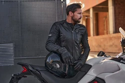 SHIMA Motorradjacke Hunter+ 2.0 Schwarz/Grau/Rot
