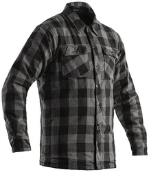 RST Motorradjacke Lumberjack Hemd Schwarz/Grau/Dunkelgrau/Braun