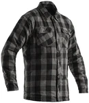 RST Motorradjacke Lumberjack Hemd Schwarz/Grau/Dunkelgrau/Braun