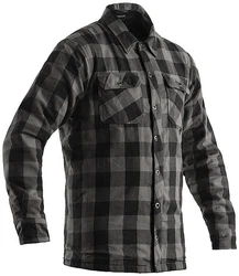 RST Motorradjacke Lumberjack Hemd Schwarz/Grau/Dunkelgrau/Braun