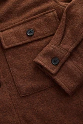 Next Hemdjacke Braun/Orange/Dunkelbraun