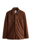 Next Hemdjacke Braun/Orange/Dunkelbraun