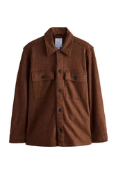 Next Hemdjacke Braun/Orange/Dunkelbraun