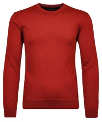 RAGMAN Rundhalspullover Rot/Orange/Dunkelrot/Braun