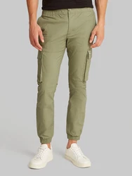 Calvin Klein Jeans Cargohose SKINNY CARGO Khaki/Dunkelgrün