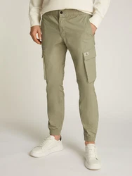 Calvin Klein Jeans Cargohose SKINNY CARGO Khaki/Dunkelgrün